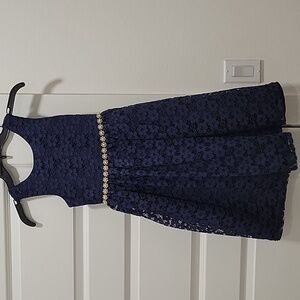 American Princess Formal Dress |  Size 8 Girls | Navy